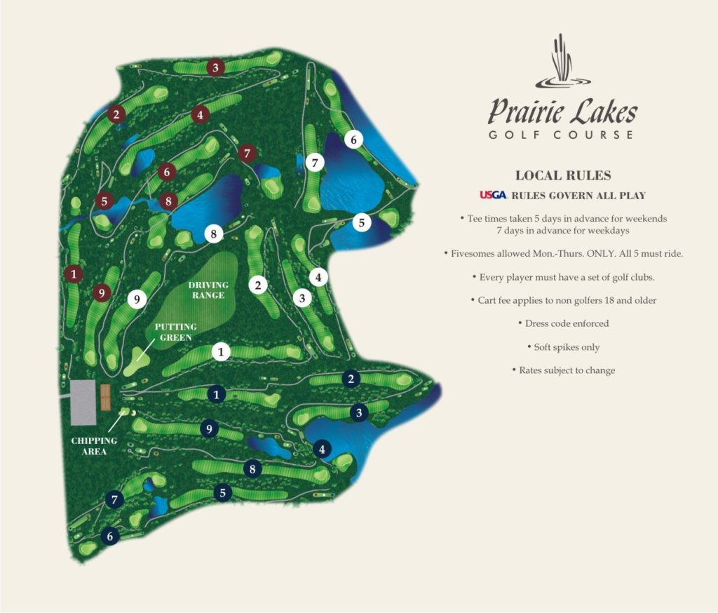 Course Prairie Lakes Golf Club